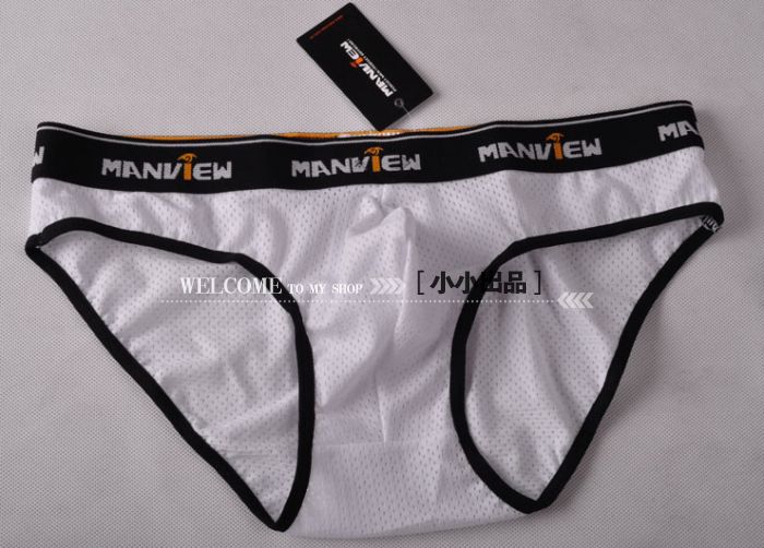 专柜正品 Manview 男士 性感 内裤 网孔 内吊环
