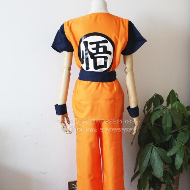   七龙珠孙悟空漫画版cosplay套装/游戏动漫cos男装衣服