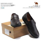 专柜正品 骆驼/CAMEL 2011新款 时尚商务男鞋 舒适小牛皮 懒人鞋