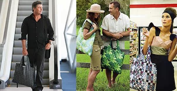 Portable and Fashionable Hook-On Environmental Reusable Bag Portable and Fashionable Hook-On Environmental Reusable Bag