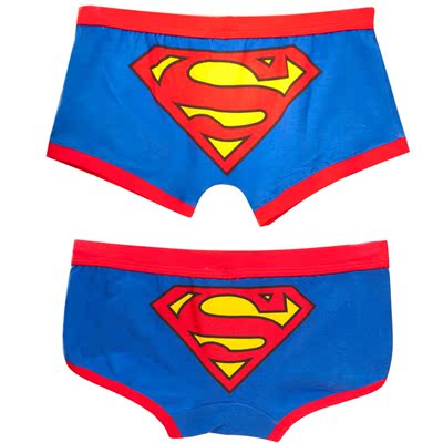 包邮卡通内裤可爱情侣内裤超人性感<em>短裤纯棉</em>男