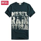 DIESEL 男T恤 圆领T恤 短袖T恤 短袖 T恤 货号：8057059 蓝