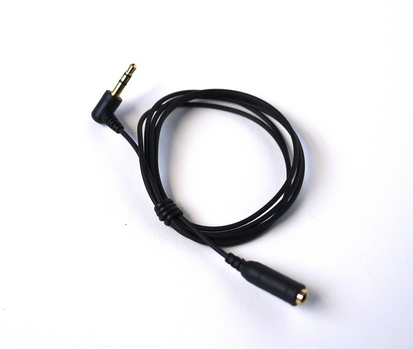 皇冠原装铁三角耳机延长线音频延长线1米长 -