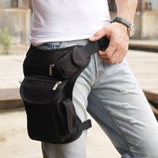 Сумка на бедро 易秀腰包男包帆布包韩版潮流腰腿包户外休闲小包战术腿包骑行腰包