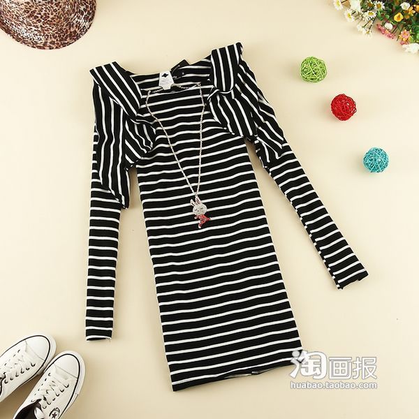 淘宝网女装秋装新款甜美MM风范 9月10月出街