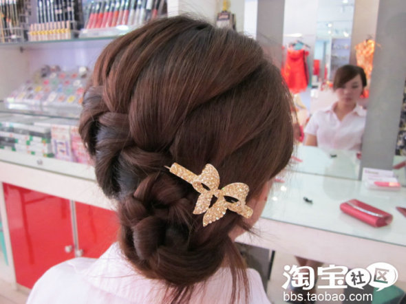 <em>长发</em>编起来(有图) - 时尚扮靓 - 济南妈妈网