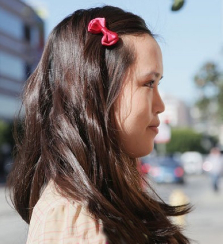 现代女性独立气质OL职业扎发