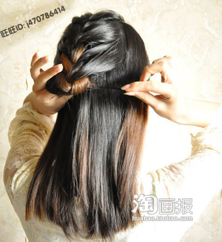 浪漫微卷不花钱 <em>冬天扎头发</em>的方法韩式<em>发型步</em>