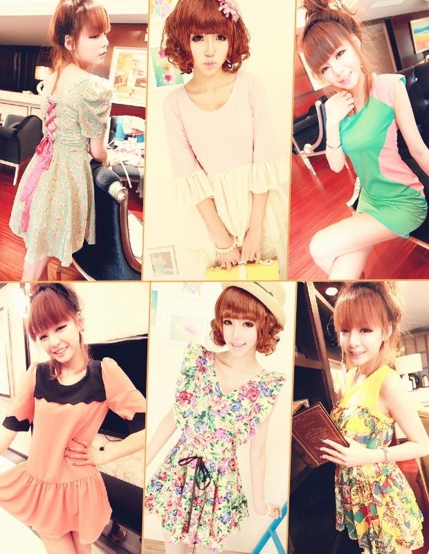 雪纺+碎花!甜妞蜜月精巧搭 女歌秀 - 淘宝画报返