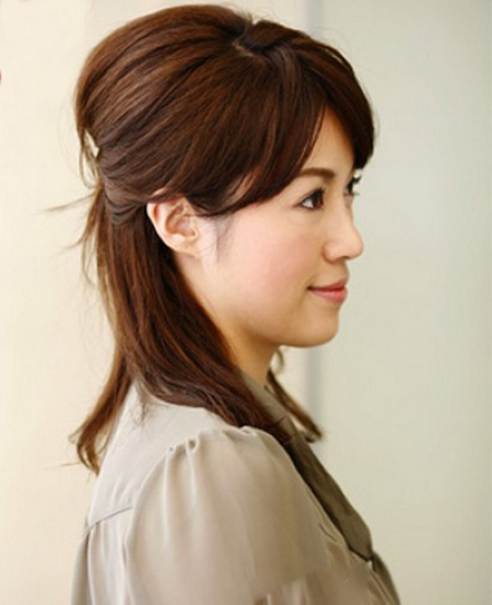 现代女性独立气质OL职业扎发