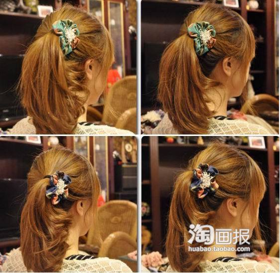 人型公寓A社长课带发箍的发型堂百变发型金秋