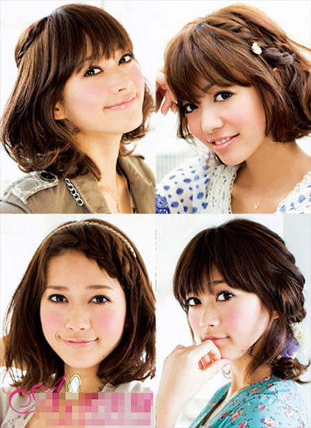 秋风送爽<em>小孩扎头发</em> 夏末秋初最炫目<em>短发</em>_gj3