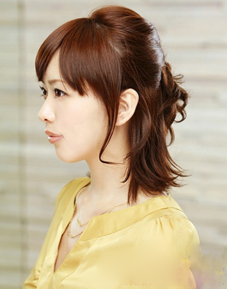 现代女性独立气质OL职业扎发