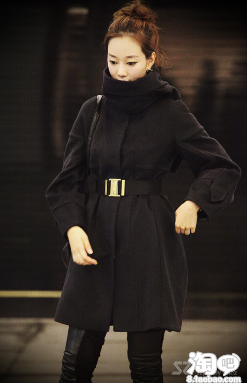 韩国SZ2010冬 新款女装修身毛呢外套大衣韩版