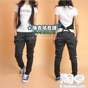 求购这条哈伦裤小脚裤 要深灰色 尺码L (腰围2