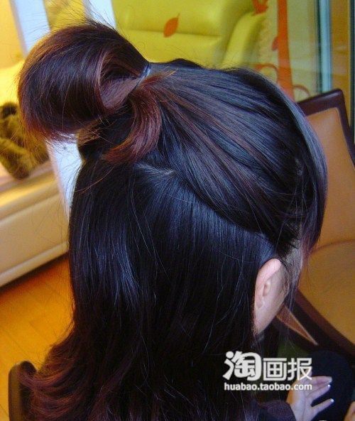 显长<em>头发</em>花苞头简单扎法嫩<em>11岁</em>的N种发型包一